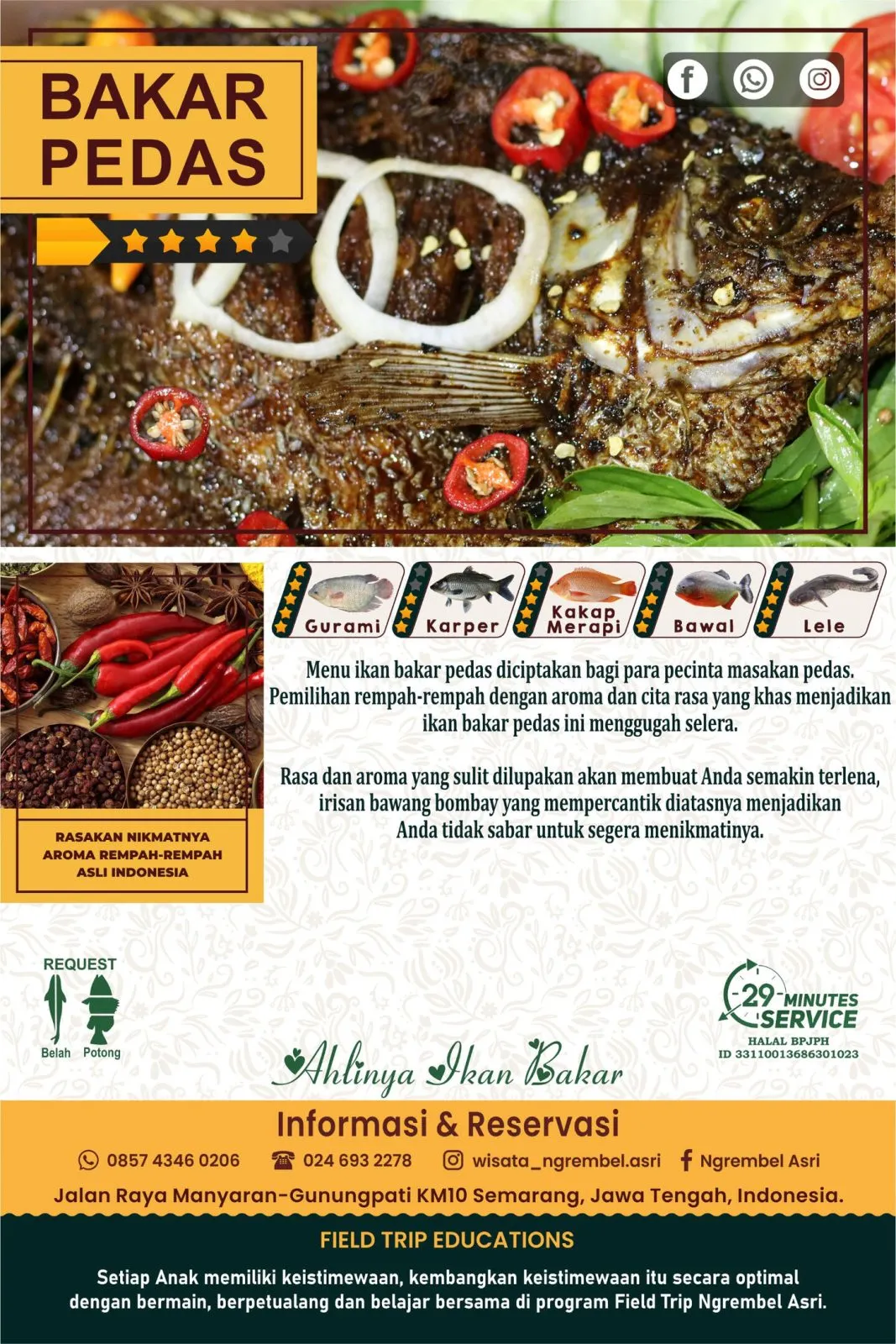 Ikan Bakar Pedas